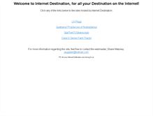 Tablet Screenshot of internetdestination.com
